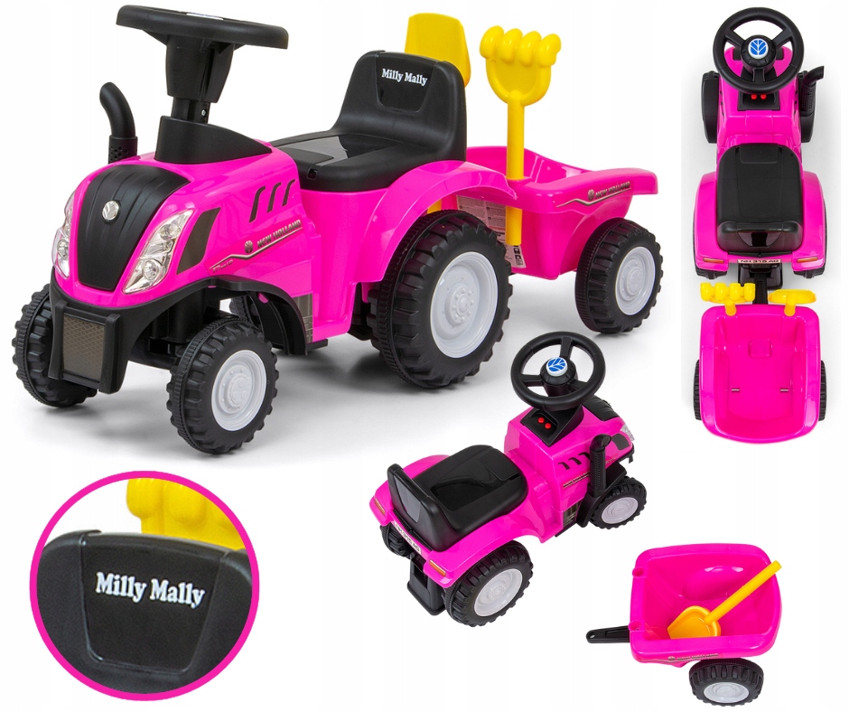 

Pojazd Jeździk Traktor New Holland Milly Mally
