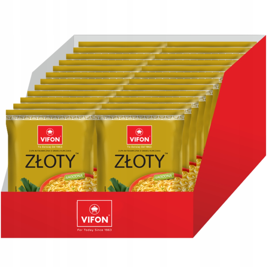 Levně Vifon Instantní polévka s kuřecí příchutí, zlatá, 70 g x 24 kusů