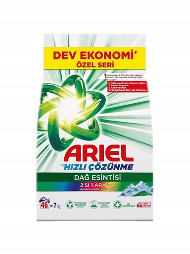Levně Ariel Univerzální prací prášek Mountain Spring 46 Praní 7 kg