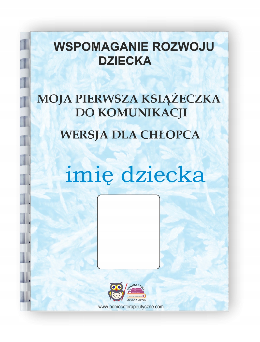 

Moja książeczka do komunikacji Chłopiec z zdjęciem