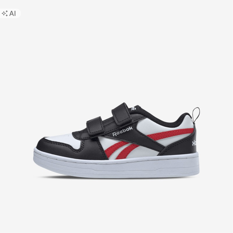 Reebok Czarne Sportowe Sneakersy Z Czerwonymi Pasami 33 Cxa