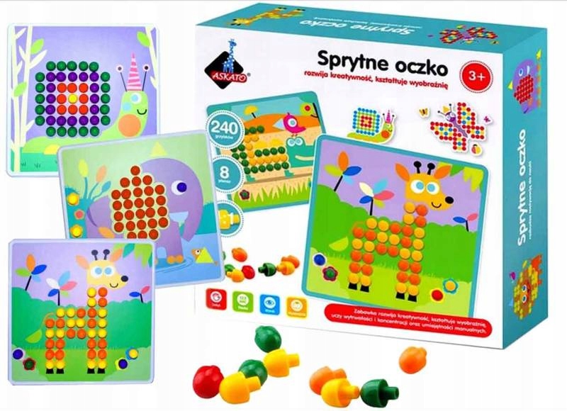 

Genialny Dzieciak Sprytne Oczko Grzybki Mozaika