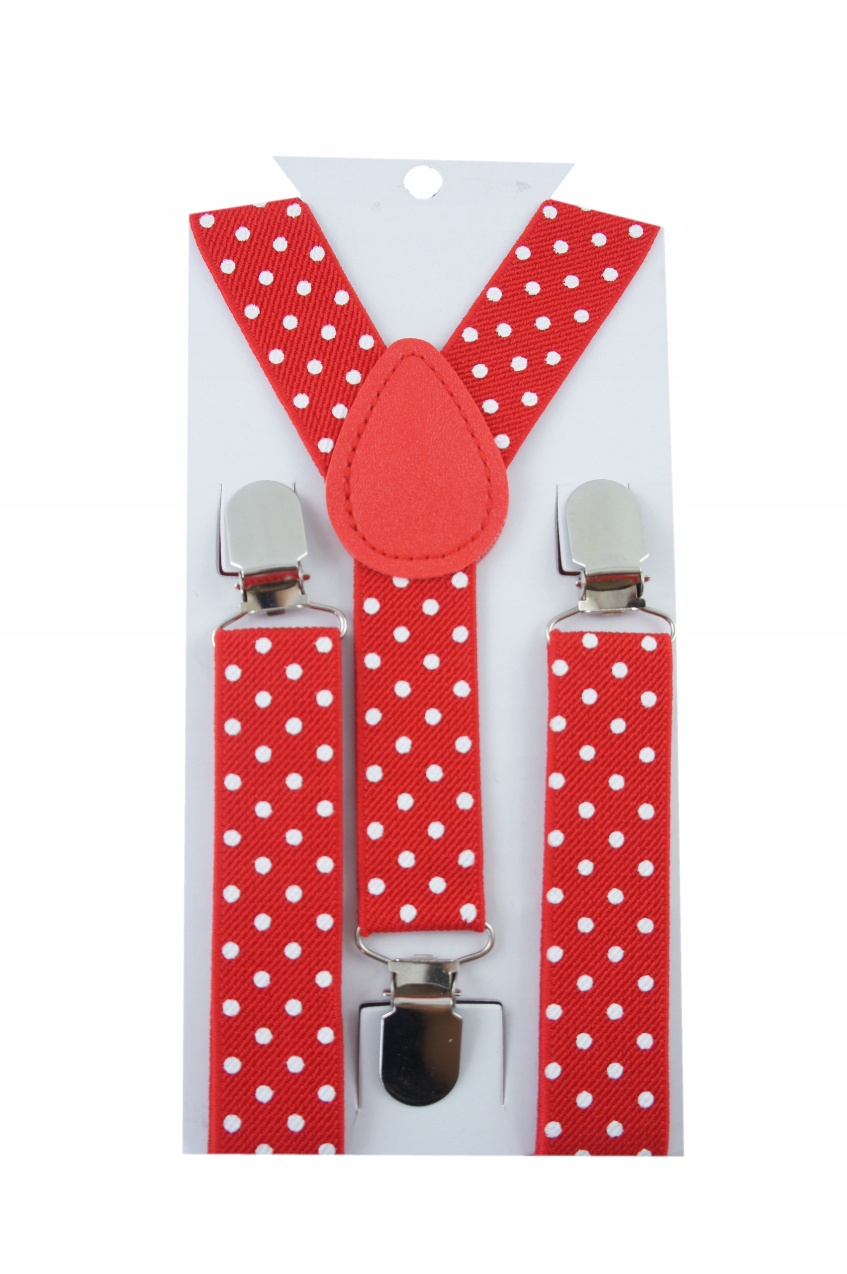 Szelki do spodni dla dziecka w kropki groszki