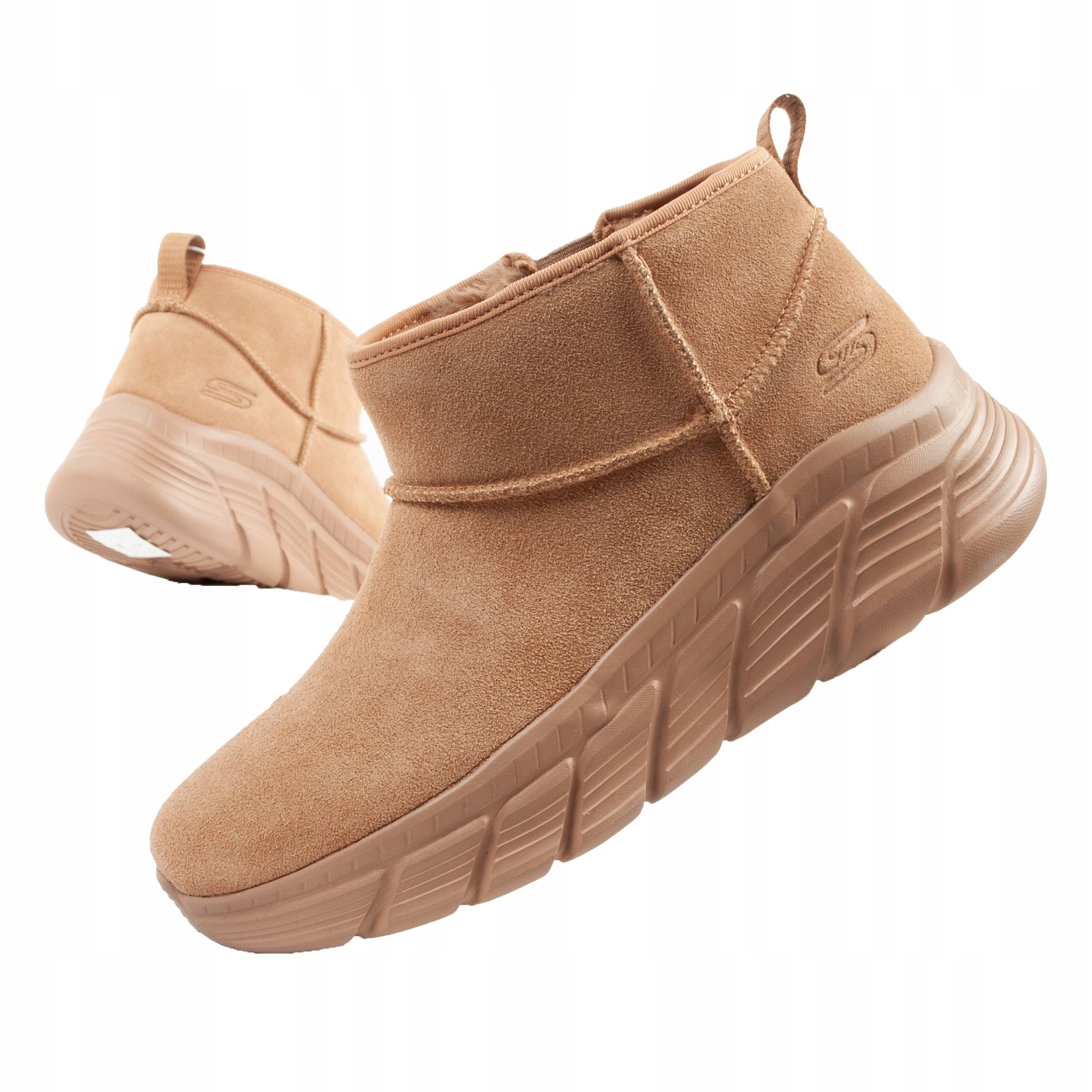 Dámské zimní boty kotníkové boty nad kotník Skechers vel.37 zateplené kožené