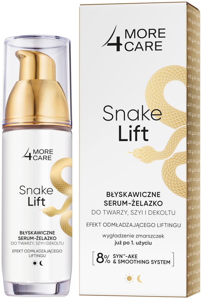 

More4Care Snake Lift Błyskawiczne serum-żelazko