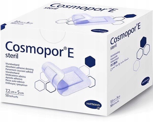 

Hartmann Cosmopor E 7.2 x 5 cm 50 szt.
