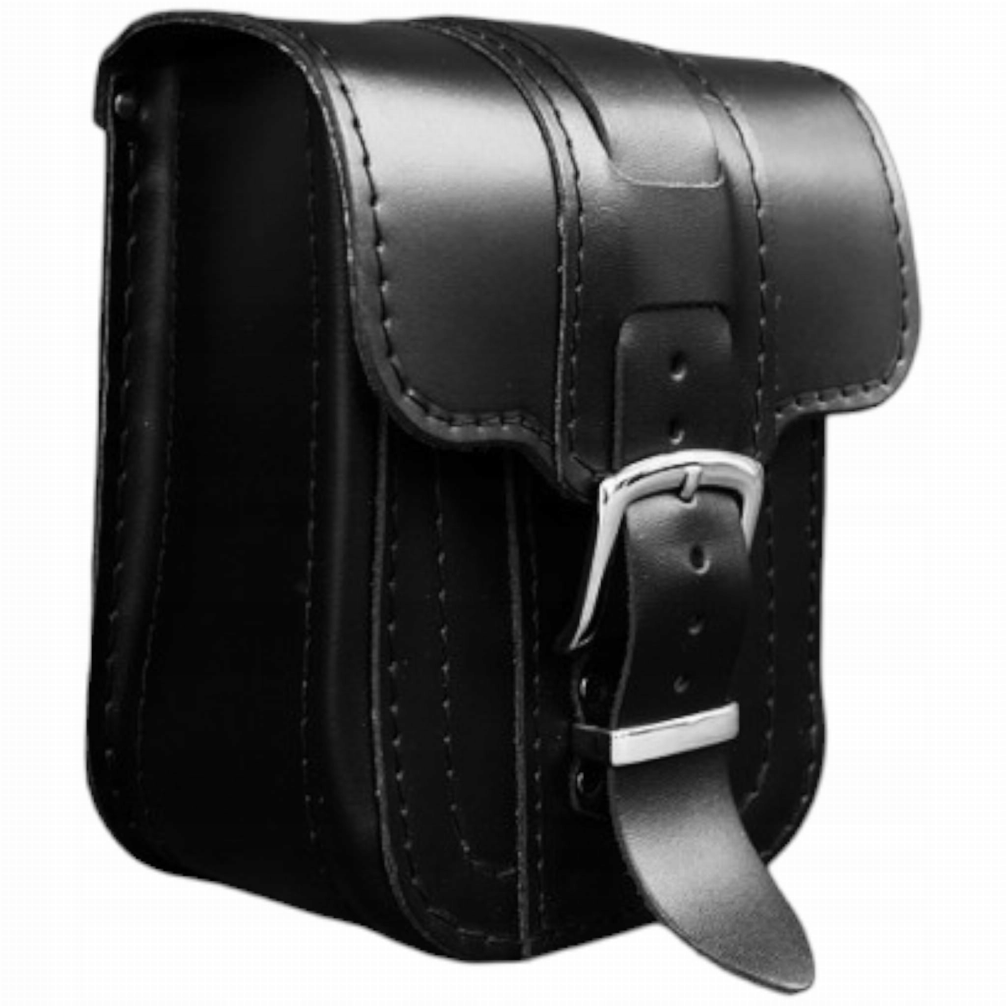 Kožená taška na motocyklový kufr Černá kapsa bez cvočků