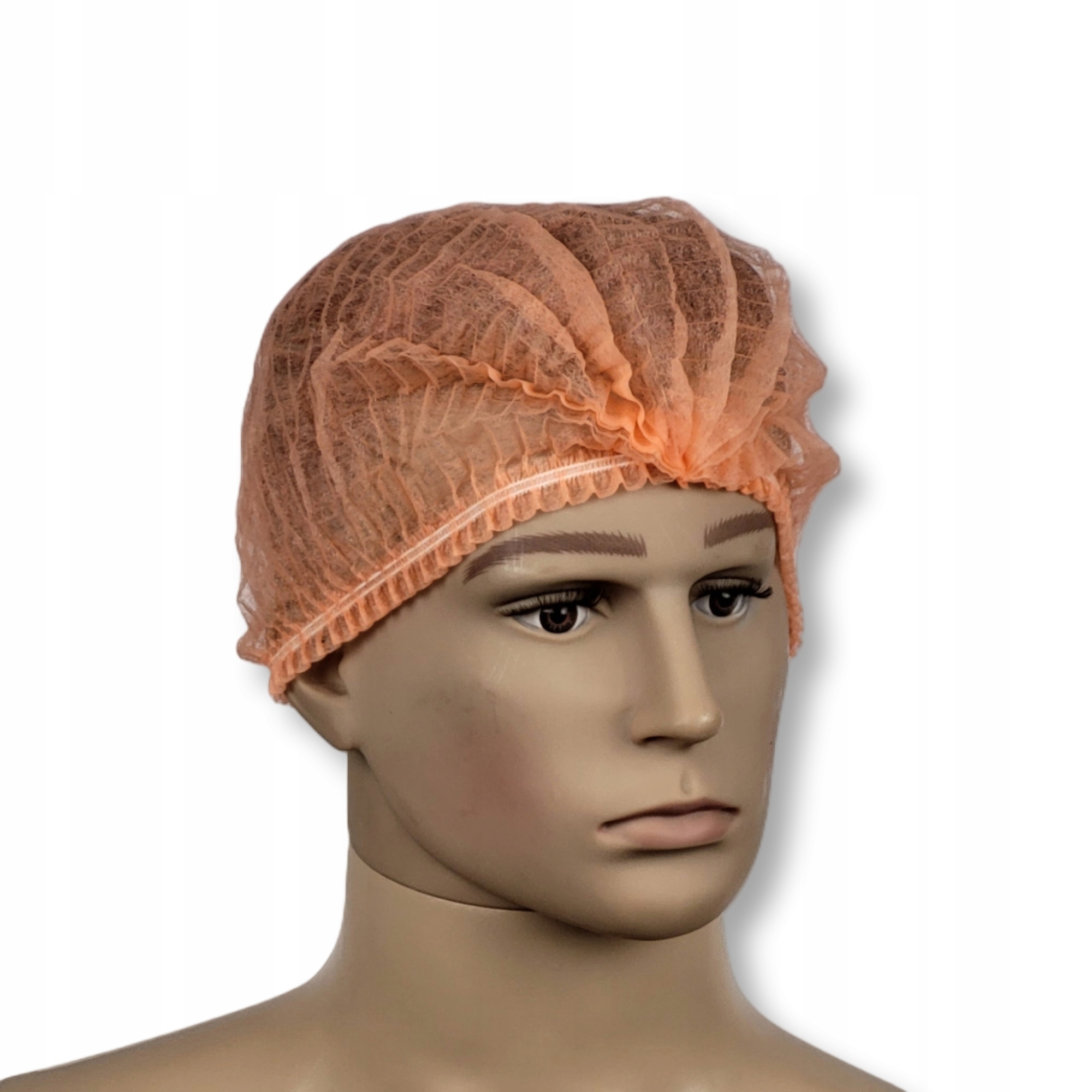 Czepek jednorazowego użytku Clip pomarańczowy czepki 100 szt