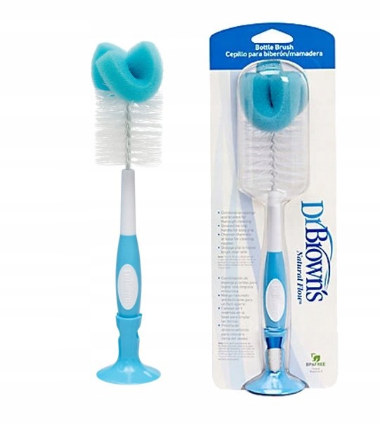 DR BROWN'S SZCZOTKA DO BUTELEK I SMOCZKÓW Z PRZYSSAWKĄ