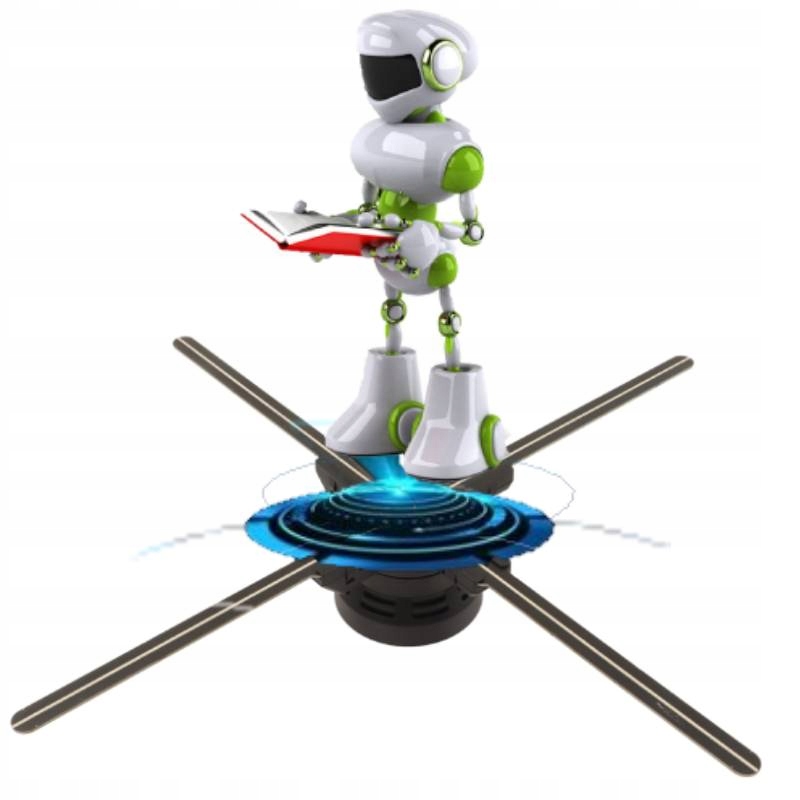 Projektor s 3D hologramom 520x520 mm 624LED Wifi