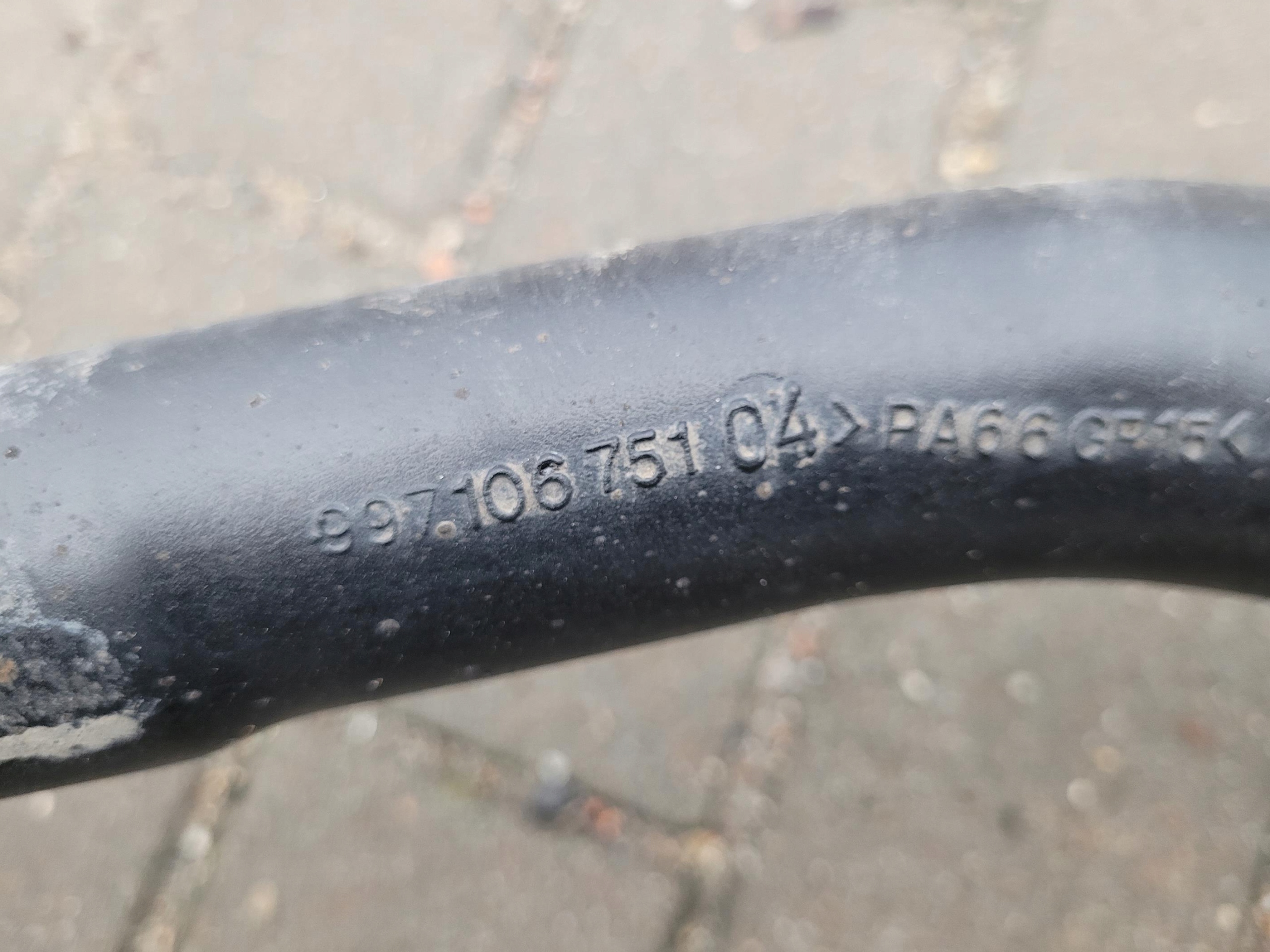 cijev prijenos vode 99710675104 PORSCHE BOXSTER CAYMAN S 987 3.4
