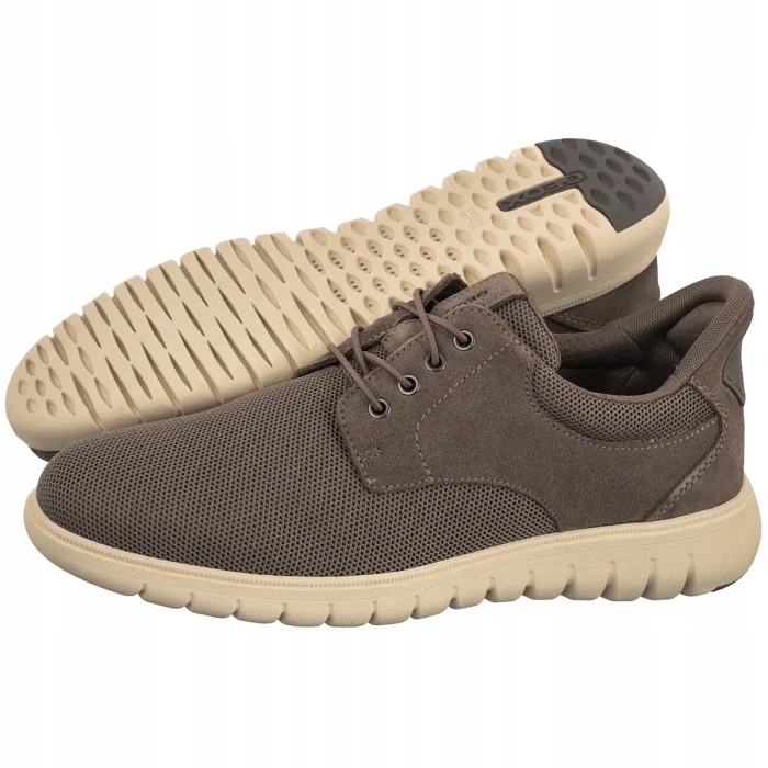 Pánské polobotky Geox U Flextride Plus Dove Grey U654JA 01422 Šedé