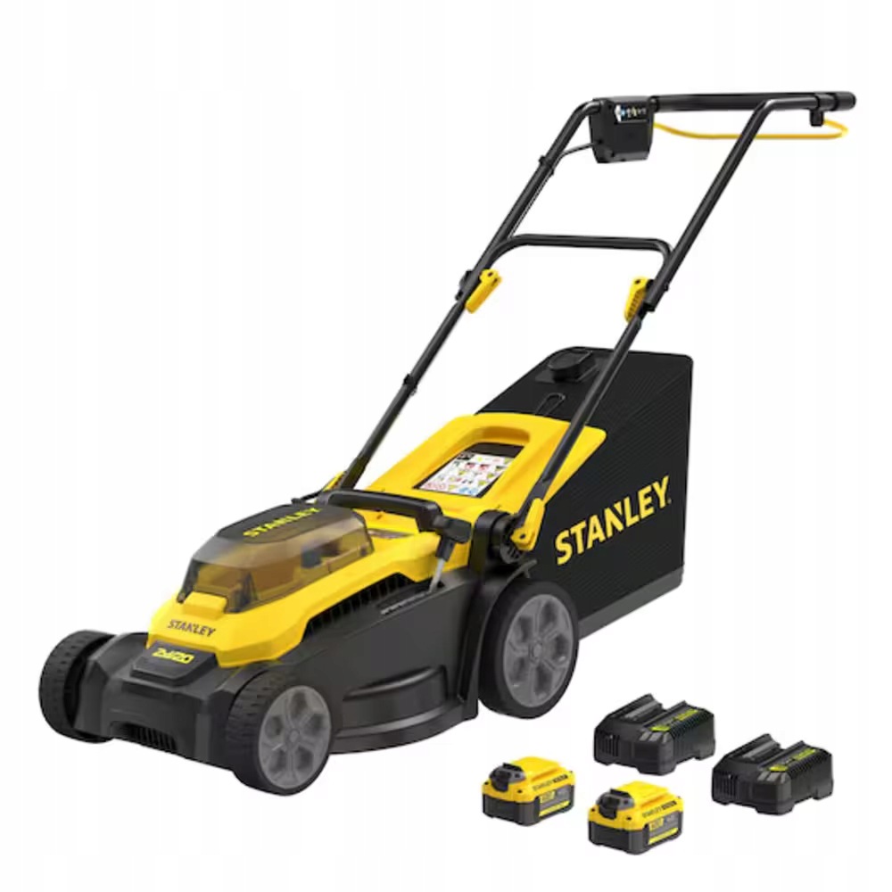 Akumulatorowa kosiarka 20V 37cm 18V 2x4,0Ah Stanley SCMWP3701M2-QW
