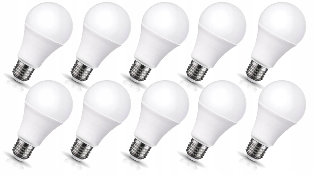 

10x Żarówka Led E27 7W=60W -500lm Barwa Zimnobiała