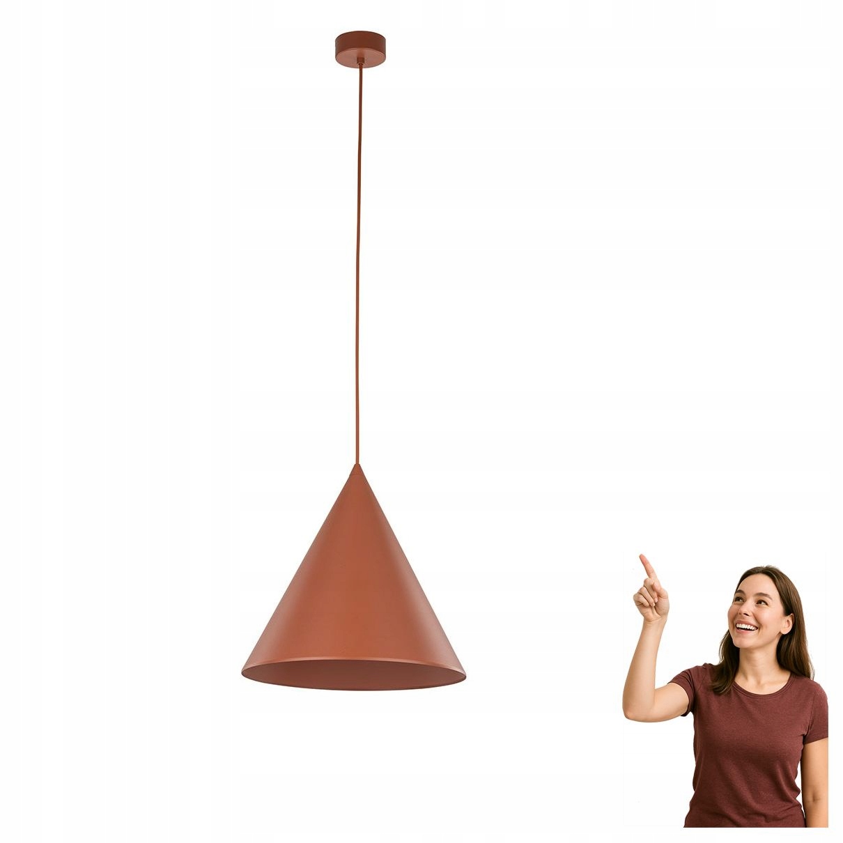 Závesná lampa Cono Brick 10065 Tk Lighting