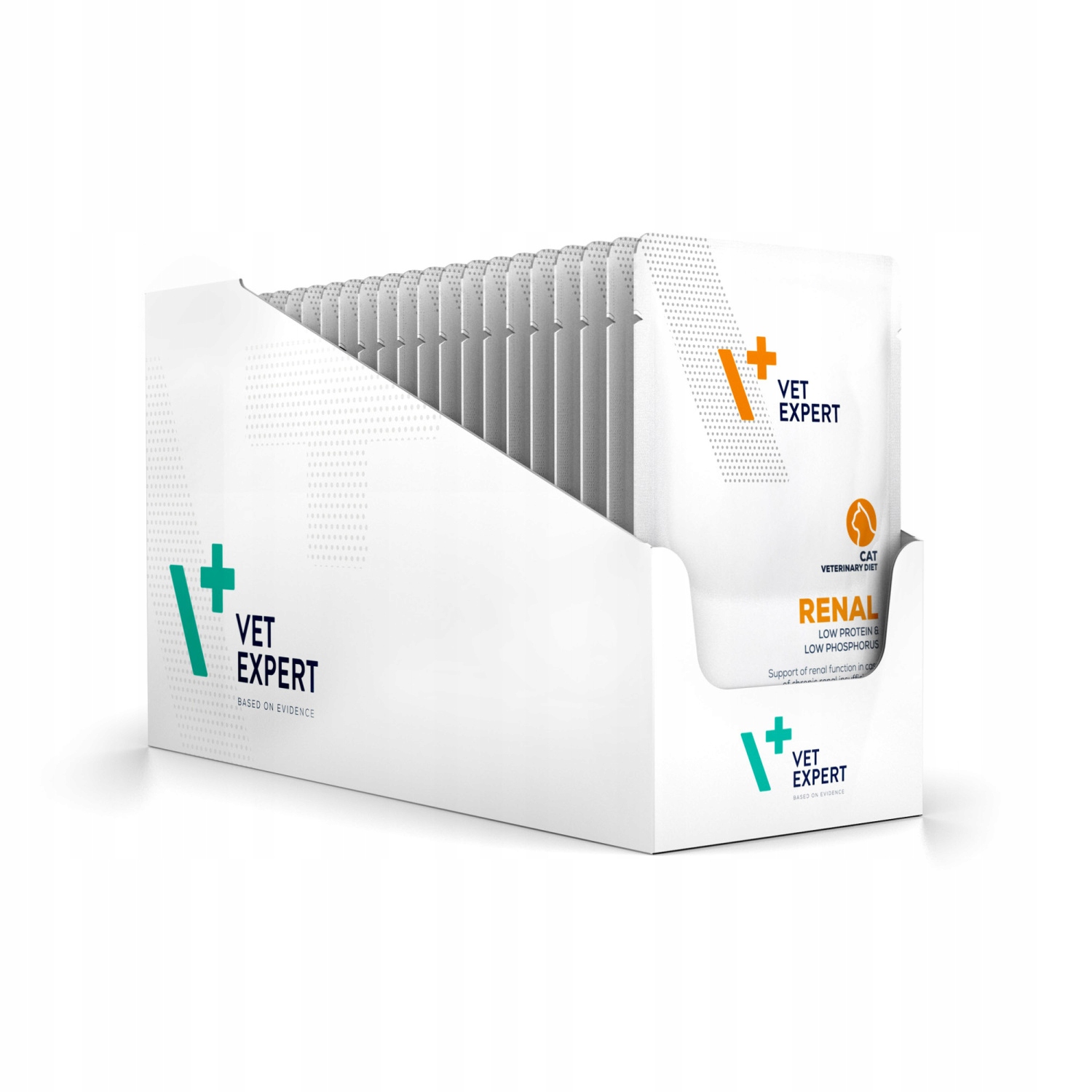 Levně Vet Expert 4t VD Renal Cat 12x100g vlhké krmivo veterinární krmivo pro kočky