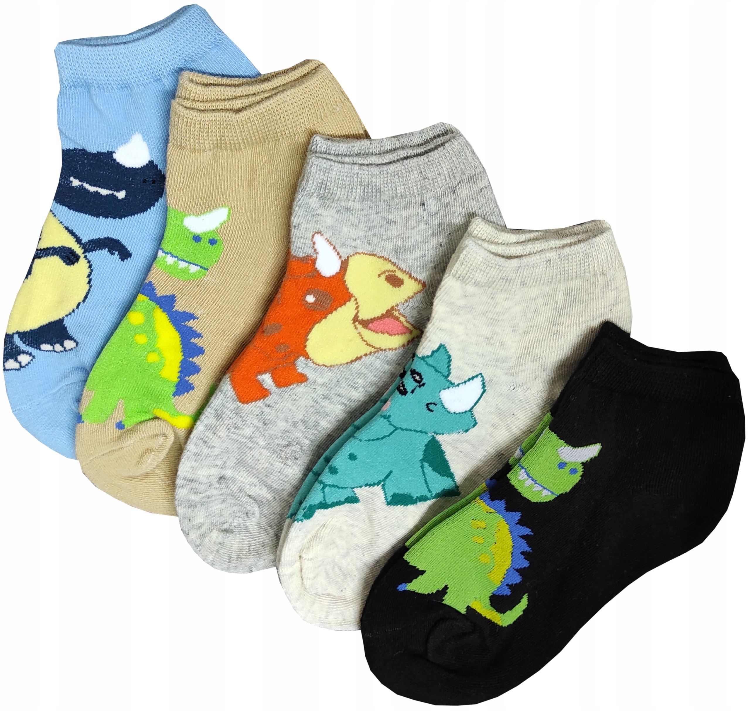 

Skarpety Chłopięce Bawełniane Dino 5-PAR 27-30