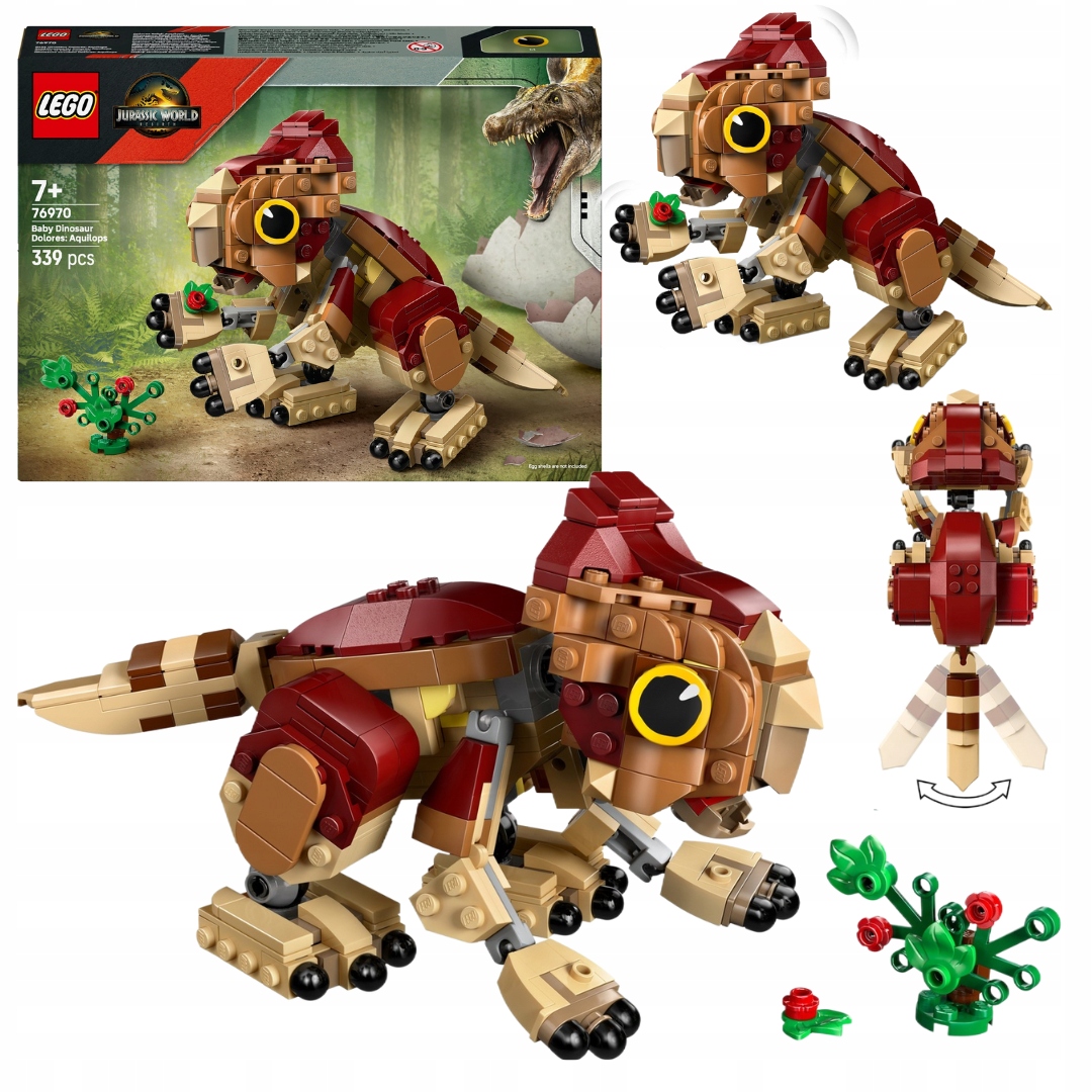 Lego Jurský svět 76970 Malý dinosaurus Dolores: Aquilops