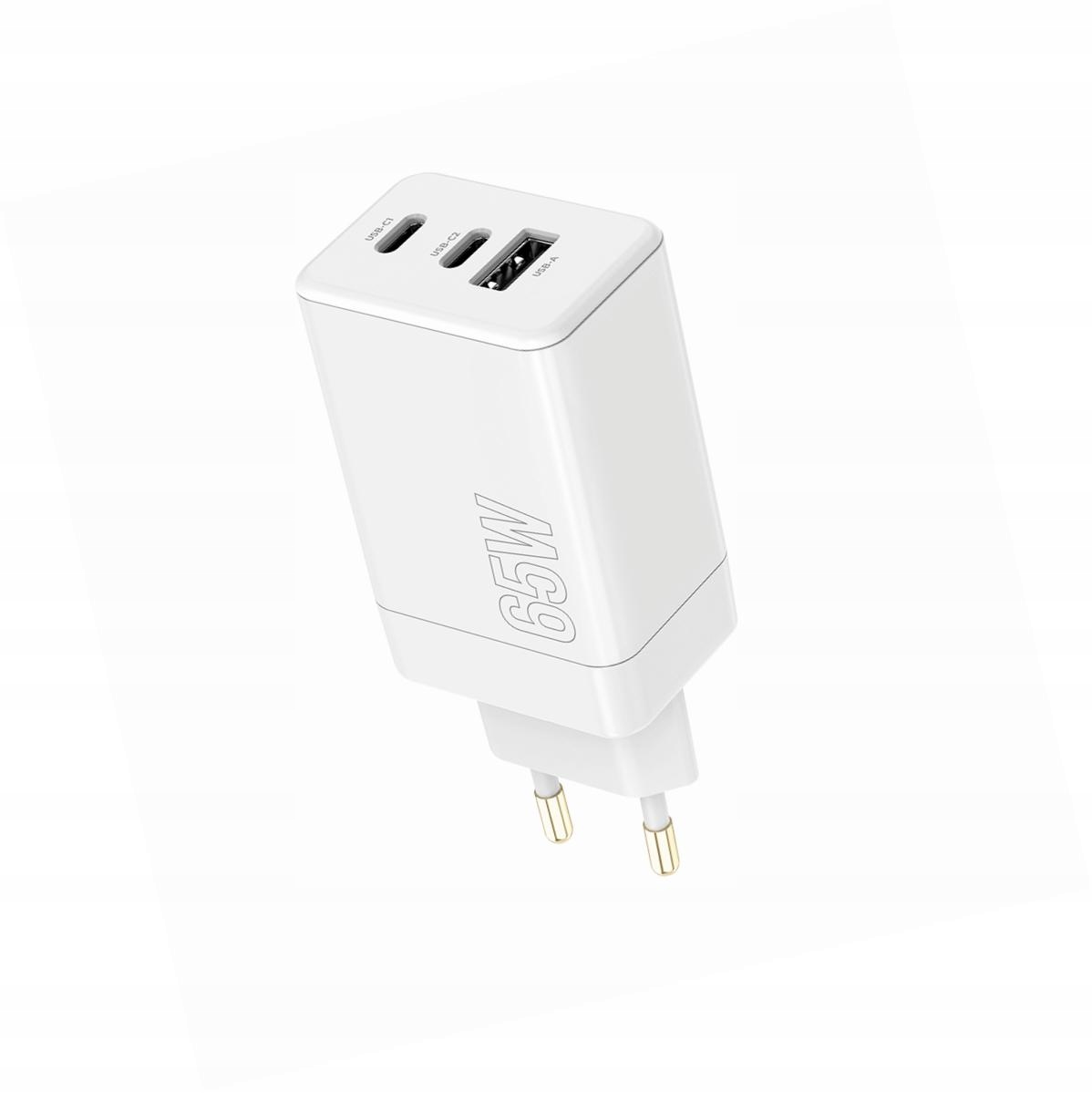 Szybka ładowarka 65W sama kostka 3 wejścia do Asus ZenFone Max Pro M2