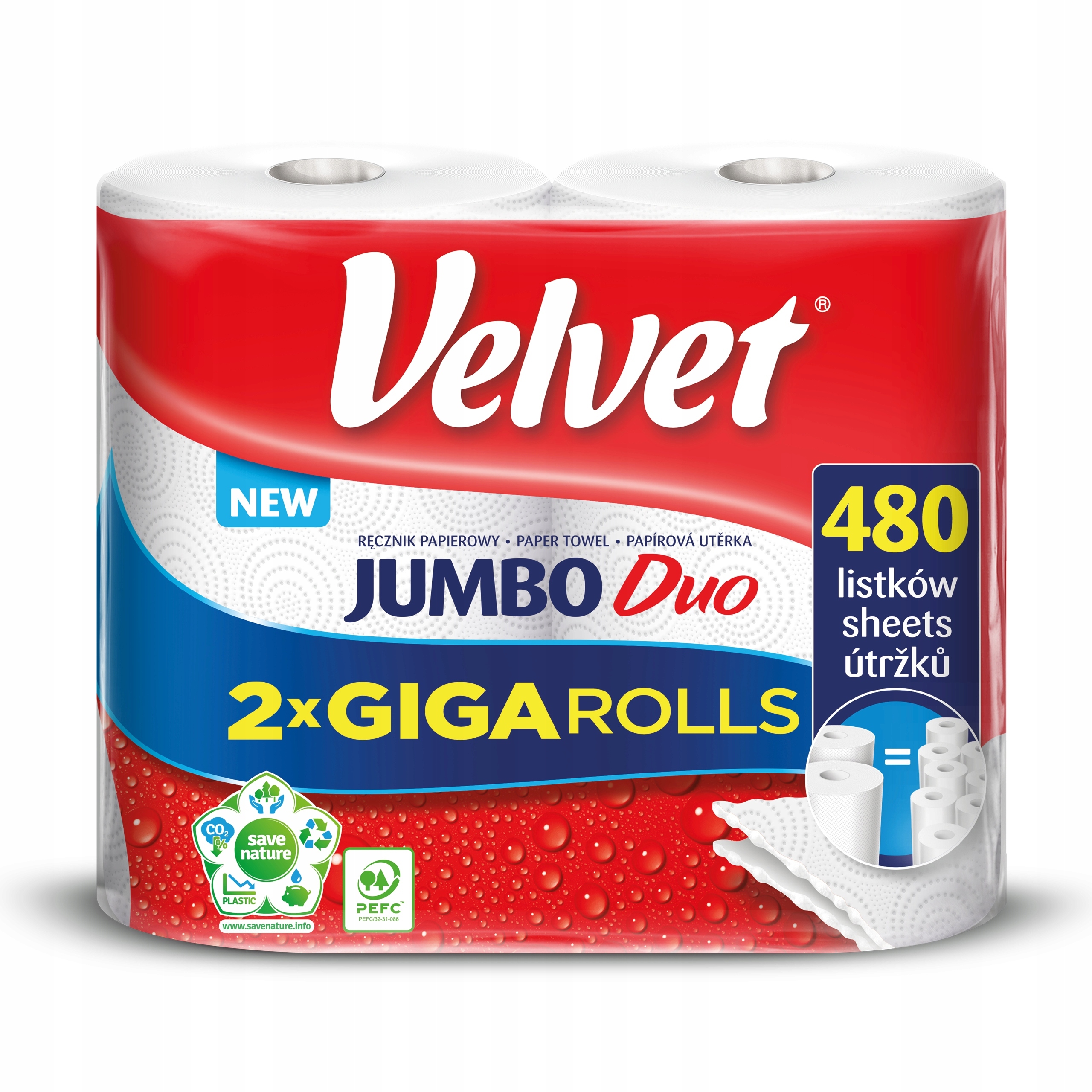 Levně Velvet Papírový ručník Jumbo Duo a'2