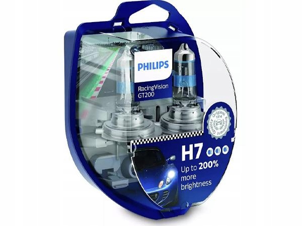 

Philips Racing Vision GT200 +200% H7 12V 55W