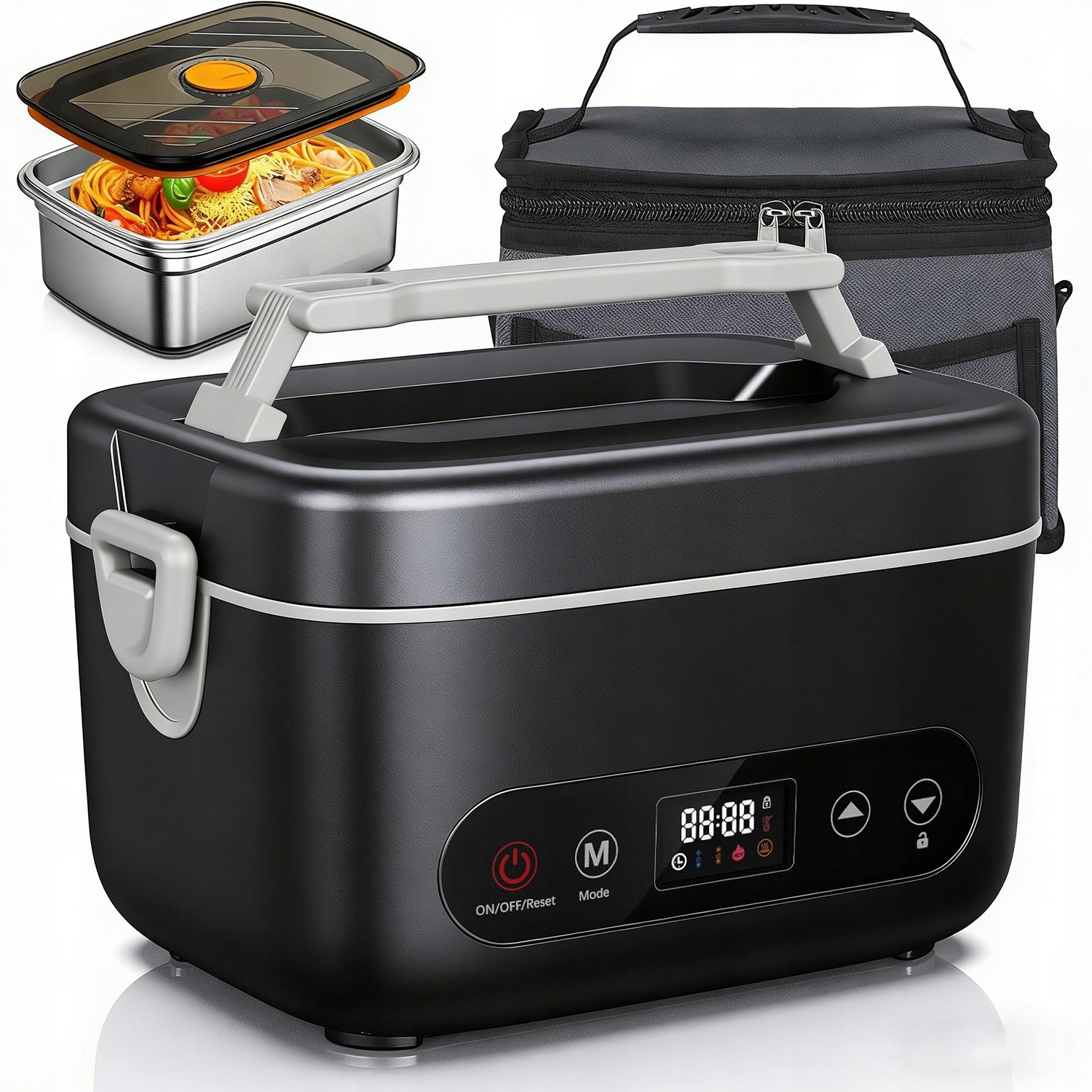 Elektrický Obědový Box Ohřívač Oběd Dotykový Panel Termotaška