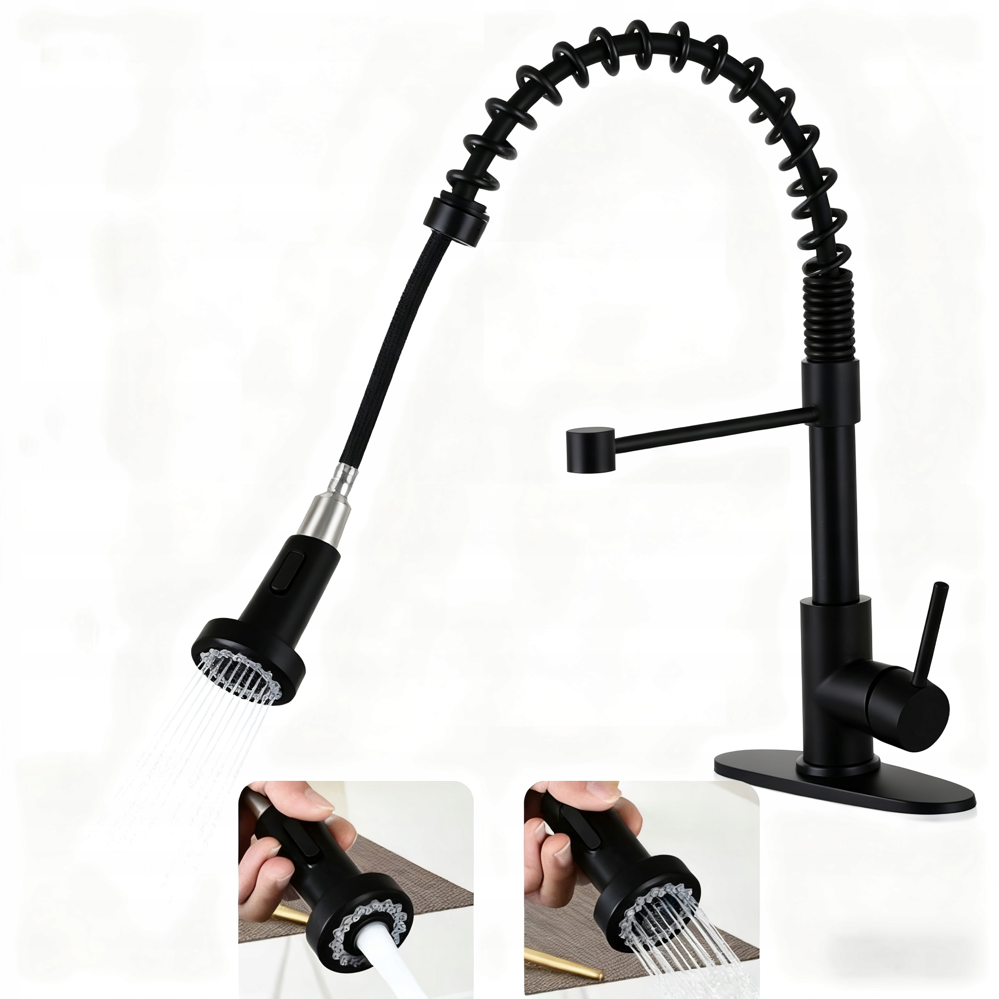 Kuchyňská Stojánková Dřezová Baterie S Flexibilním Ohebným Výtokem