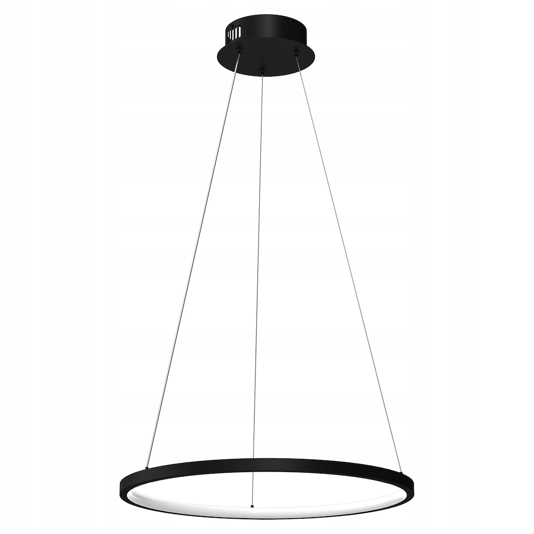 Závesná lampa Hoop čierna 27 W Led
