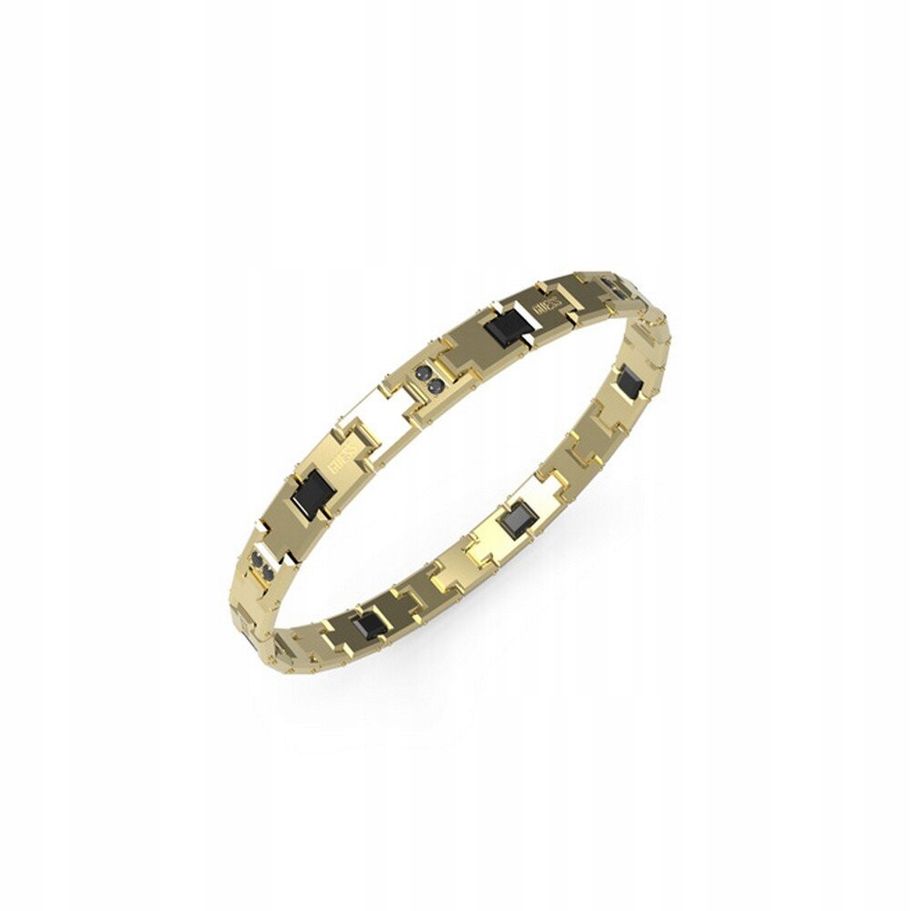 Náramek Guess pánský Ocel 316L 21 cm zlatý