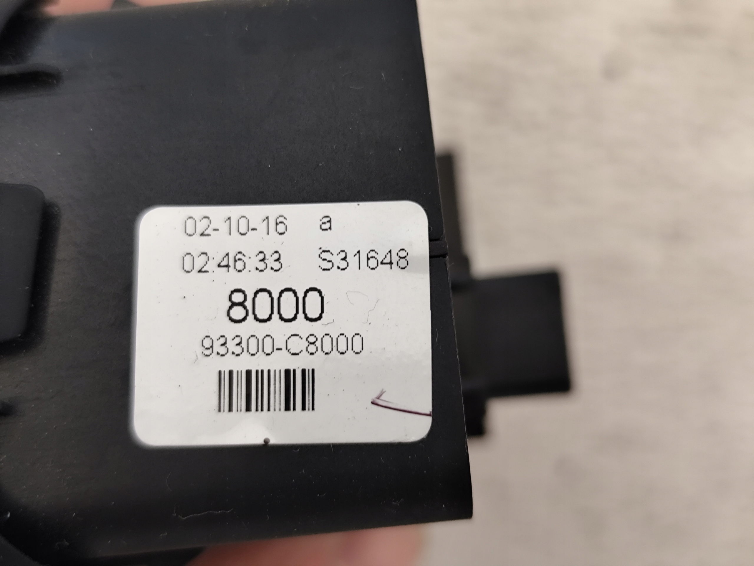 HYUNDAI I20 II 2016R PANEL switch ESP 93300-C8000