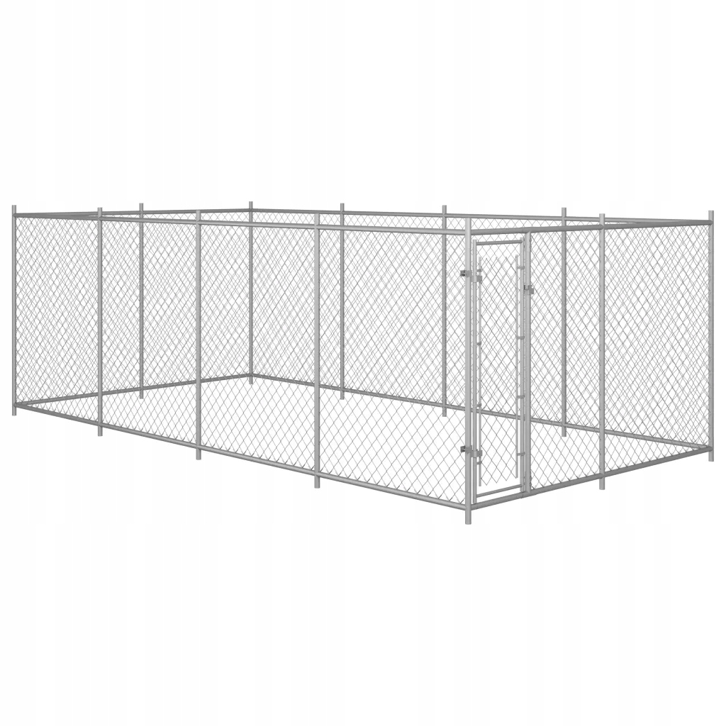 Levně Venkovní psí kotec 8x4x2 m