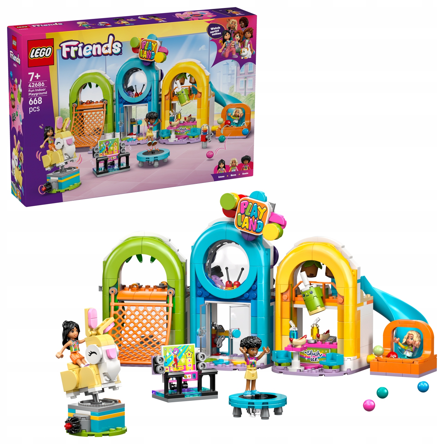 Lego Friends 42686 Zábavné interiérové hřiště
