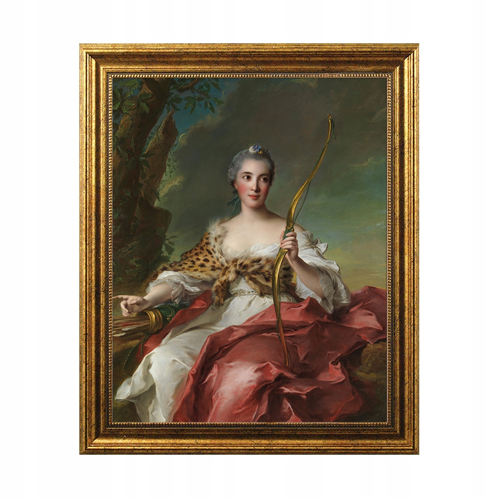 

Madame Diana obraz 1756 Jean-Marc Nattier Rokoko