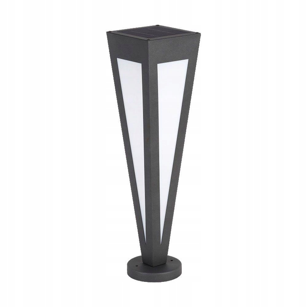 V-tac Solární zahradní sloupek 3-5W Led IP65 ovladač 64 cm černý VT-7654