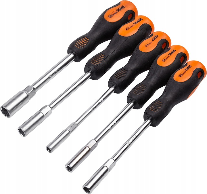 

Zestaw wkrętaków nasadowych 6,7,8,10,13 mm Pudełko