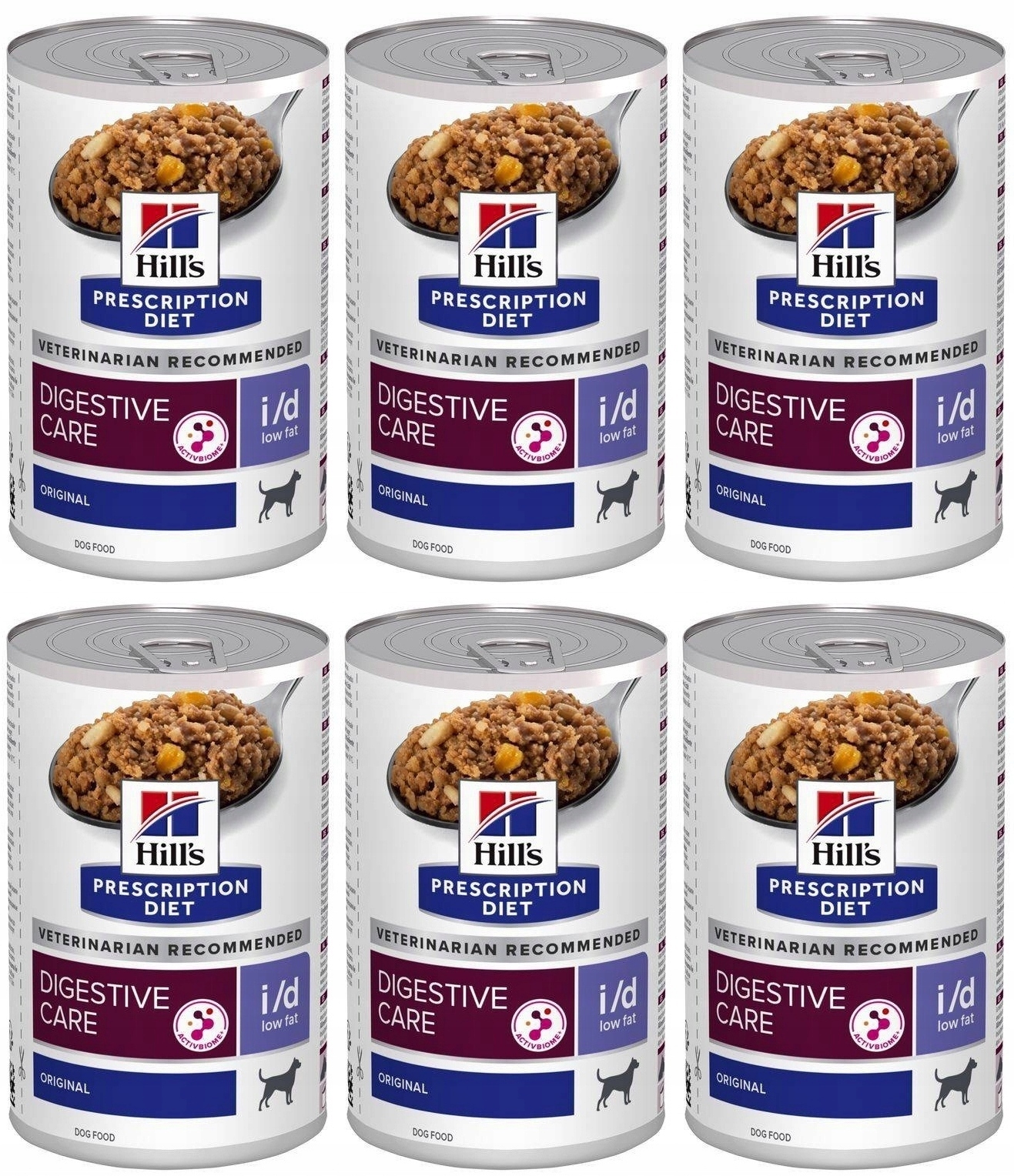 Levně Hill's i/d Digestive Care Low Fat 6 x 360 g