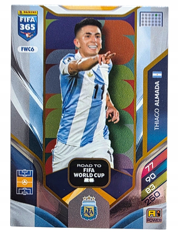Karty Piłkarskie do albumu Panini Fifa 365 2026 Road World Cup FWC6 Almada