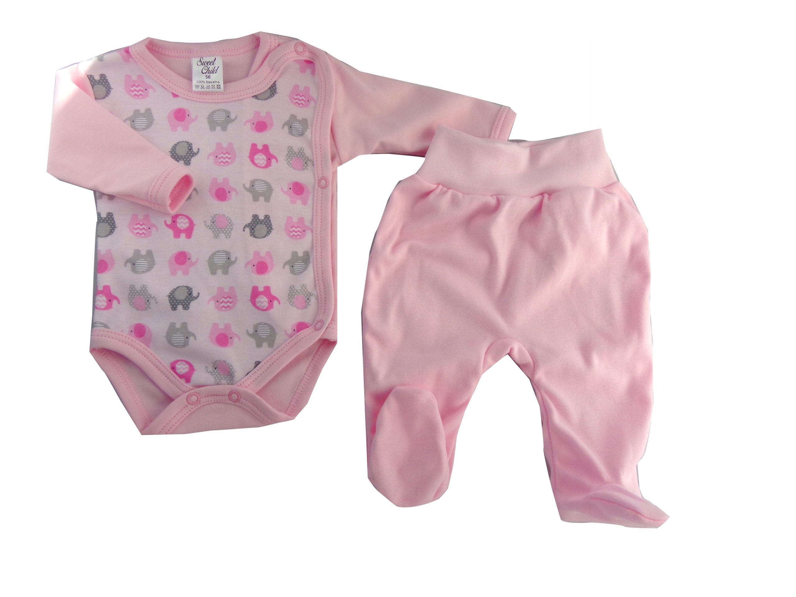 

Wyprawka komplet dla noworodka 62 body koper 62