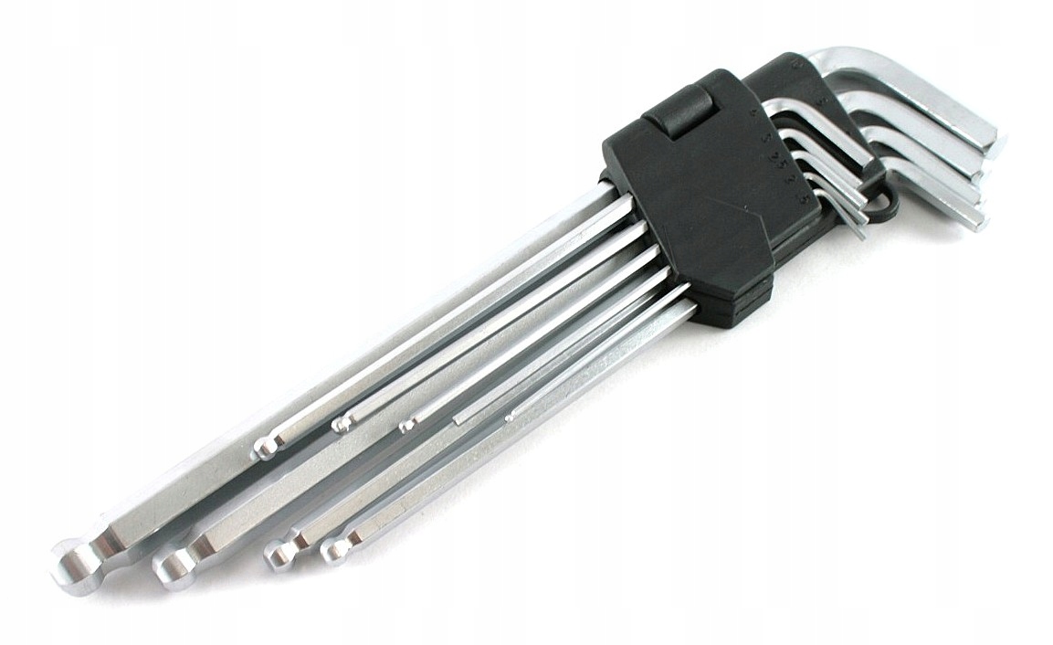 Klucze imbusowe Zestaw 9 szt. długie 1,5 10mm Komplet