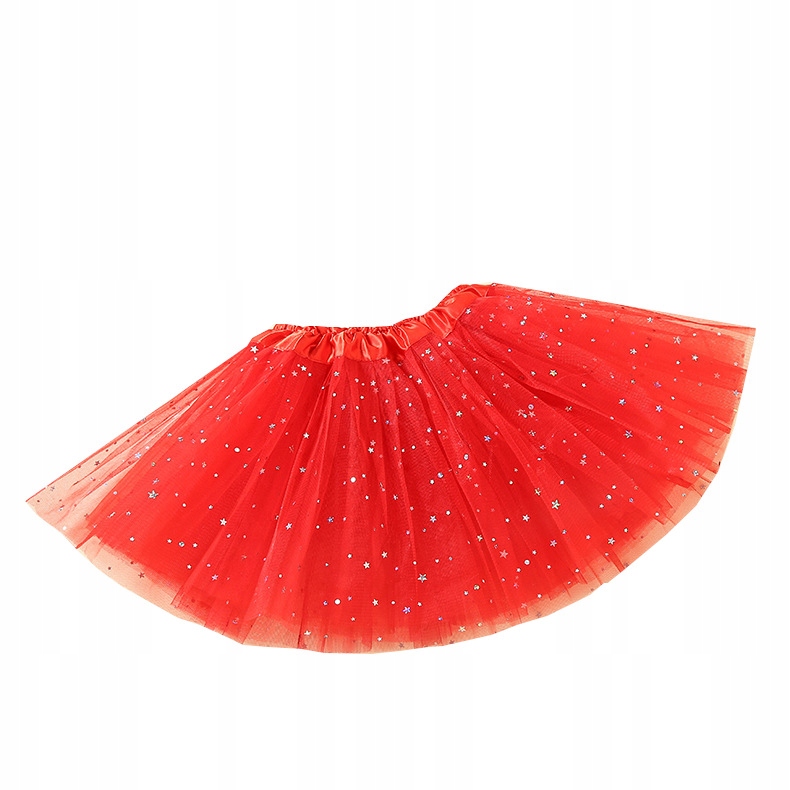 

Strój spódniczka Tutu tiulowa czerwona 90-120cm