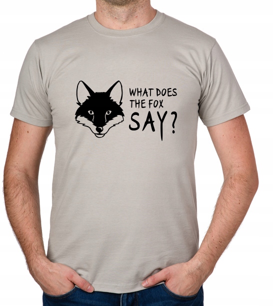 

koszulka What Does The Fox Say prezent