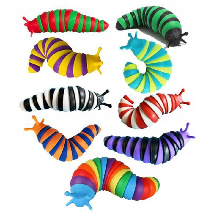 GĄSIENICA SENSORYCZNA ŚLIMAK ANTYSRESOWY ROBAK Rodzaj gniotki