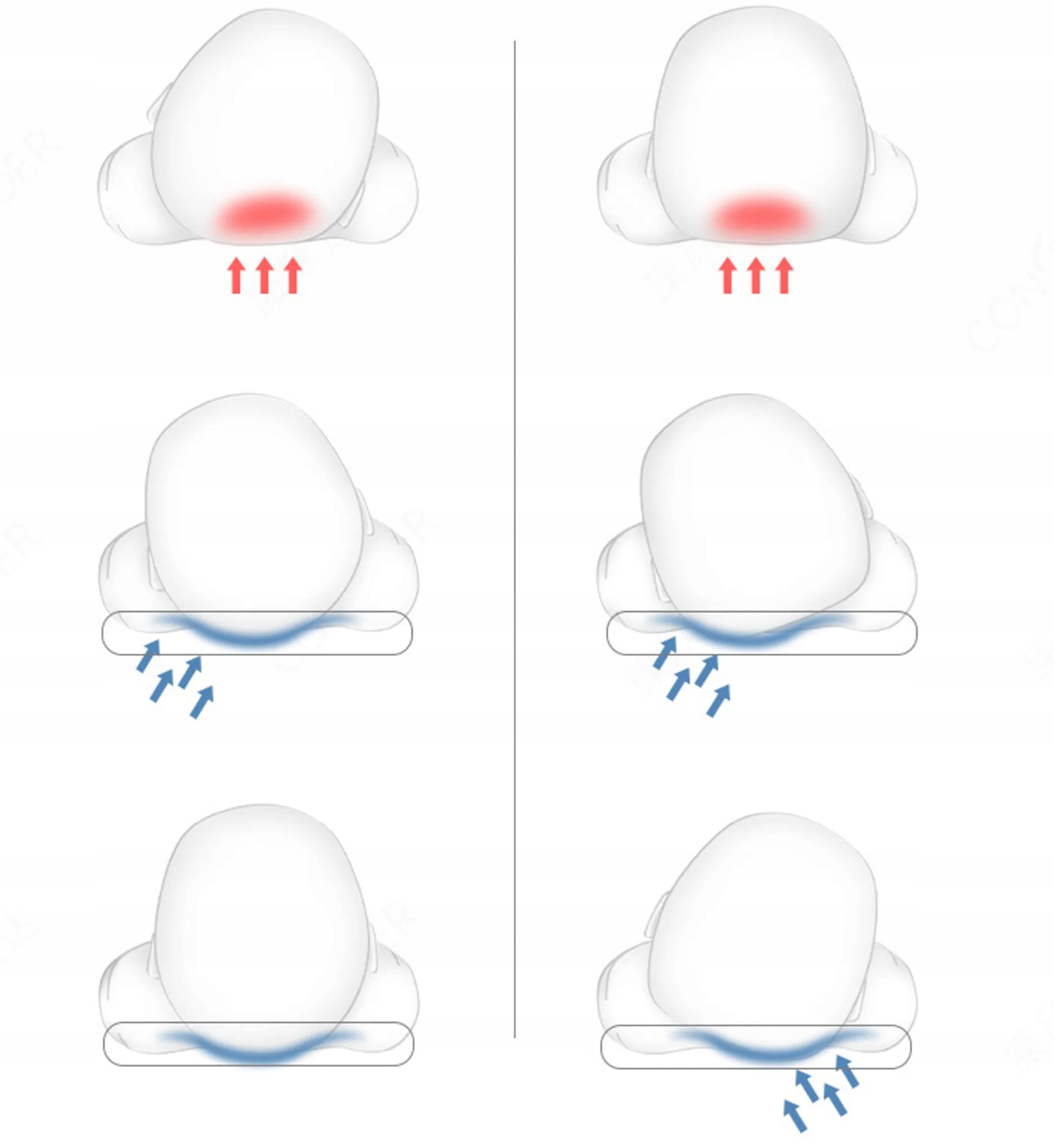 PODUSZKA DLA NIEMOWLĄT ORTOPEDYCZNA DZIECI 0+ Marka inna marka