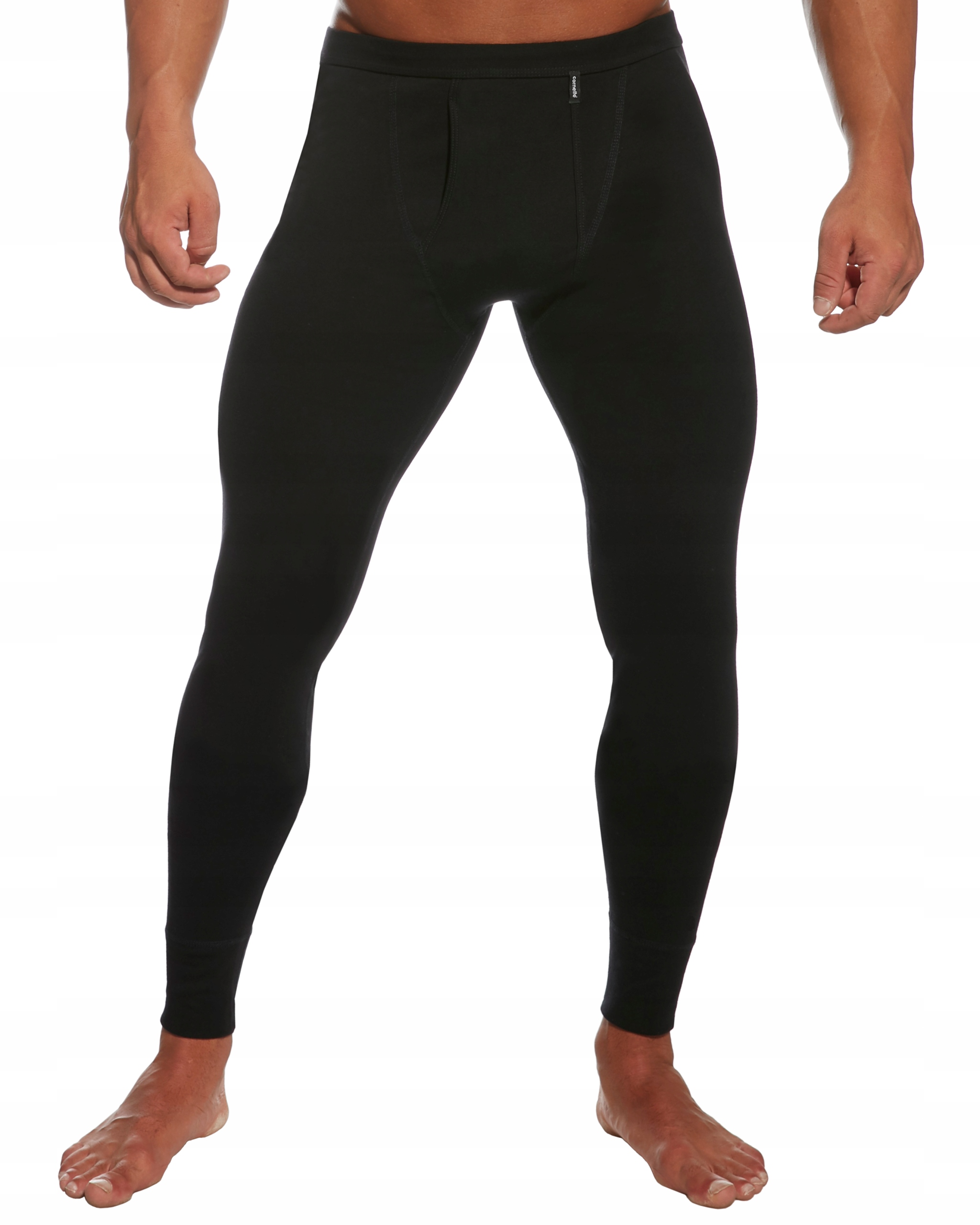 Kalesony męskie Cornette Authentic 009 r. M (46) czarne bawełniane