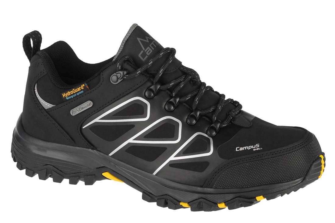 Campus Kamet (42) Trekkingové boty pro muže, černá tkanina
