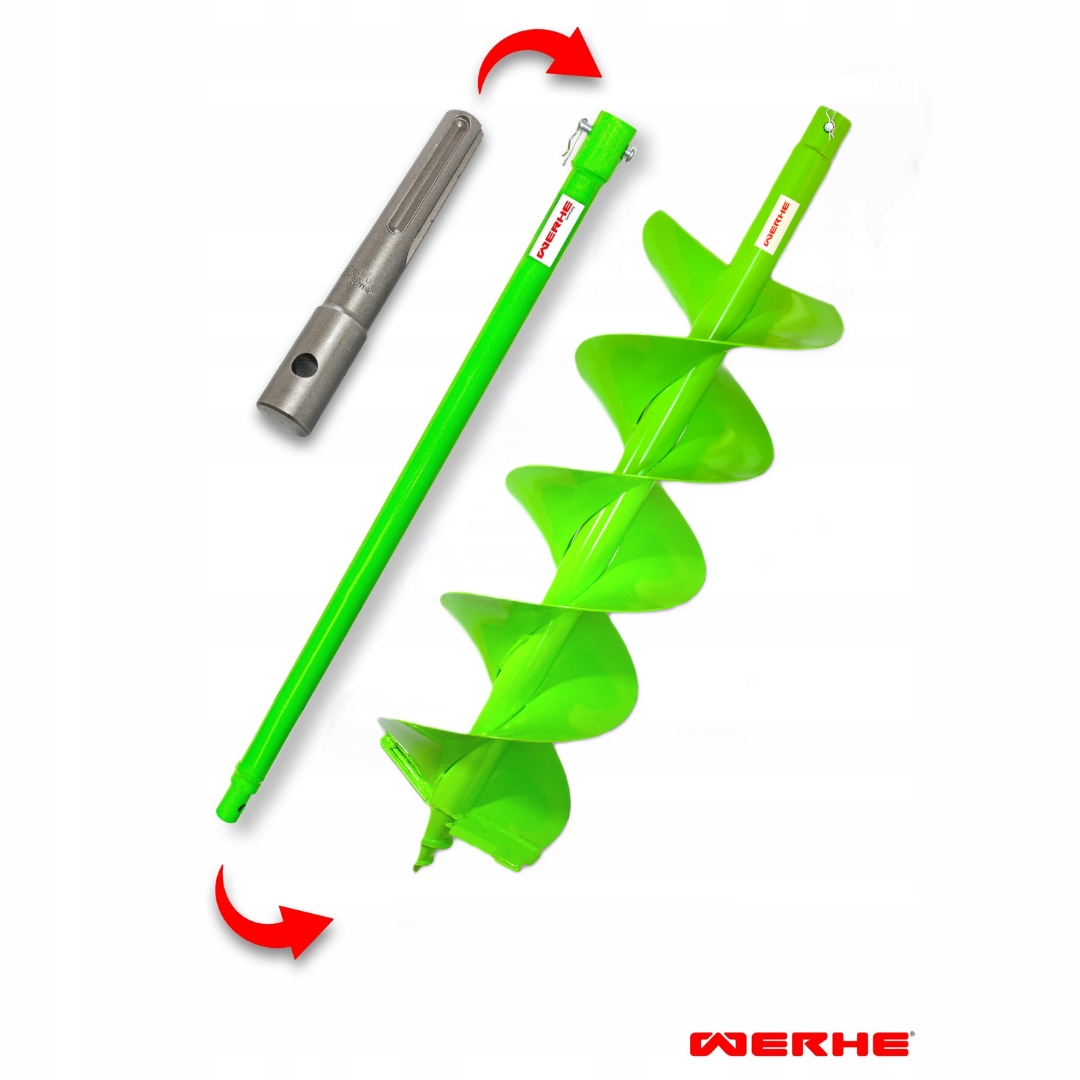 Vrták vrták 250 mm, výška 60 cm, prodloužení Sds Max Werhe