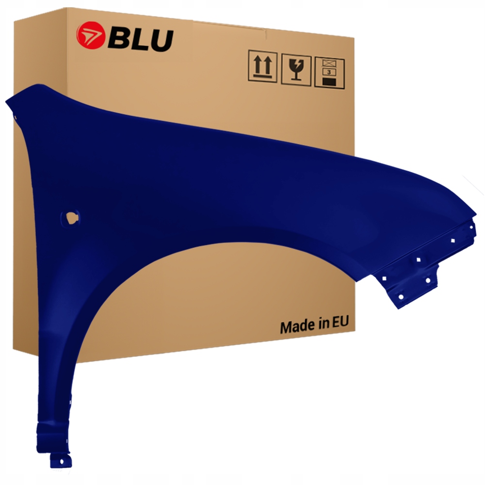 Blu Blatník Škoda Fabia I 1 6Y 9460 pravý modrý 99-07 přední pozink