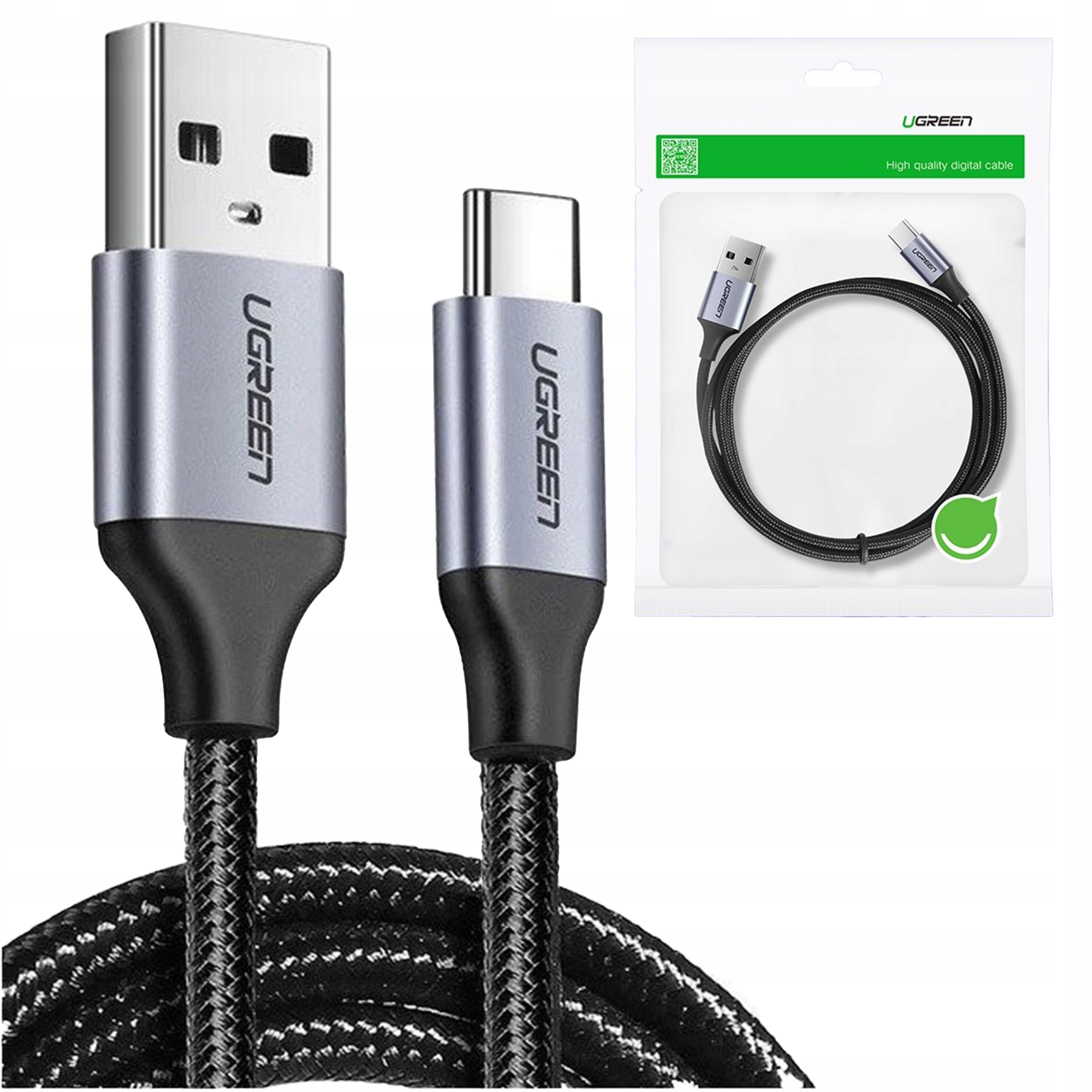 UGREEN KABEL PRZEWÓD USB / USB TYP-C QC3.0 3A 0,5M