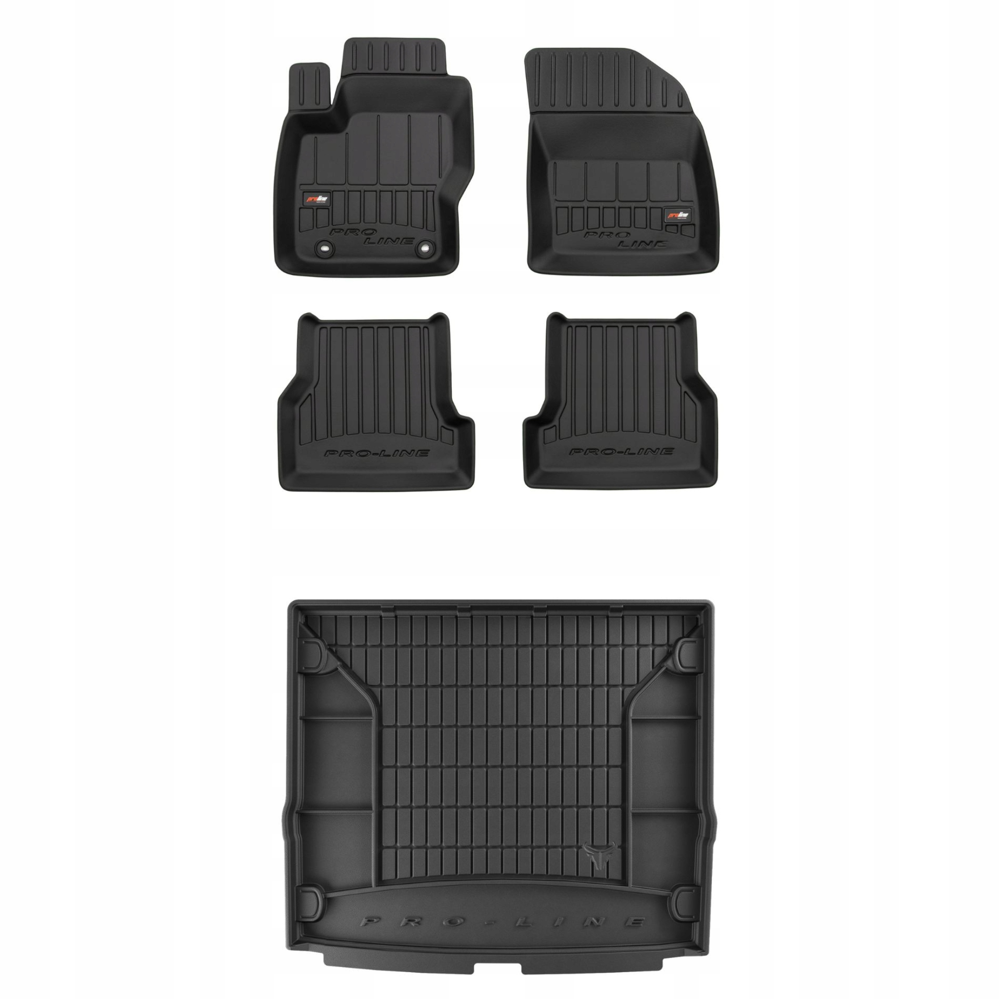 Sada gumových kobercov a rohoží pre Ford Focus II