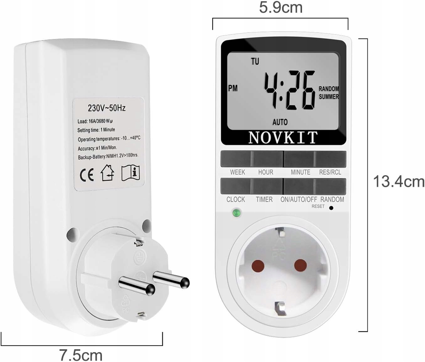 Programator czasowy Novkit T319 Kod producenta T319